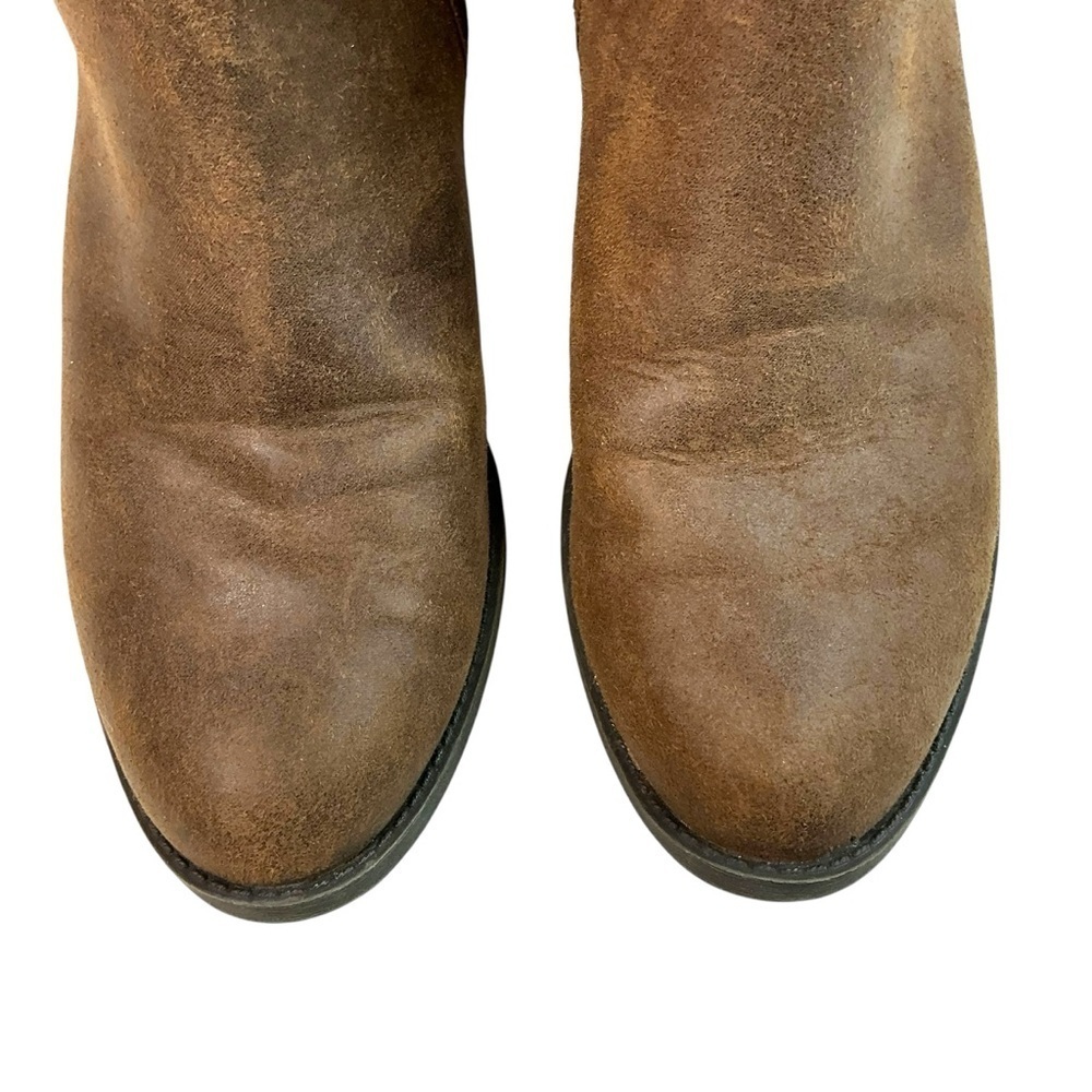 Carlos by Carlos Santana BERT Rustic Brown Ankle Booties Boots Size 7.5M - Picture 5 of 15